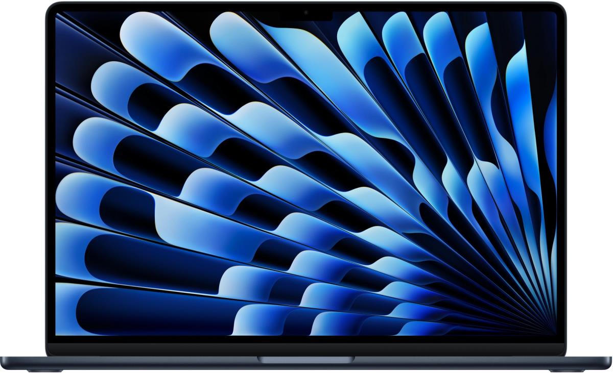 Изображение Ноутбук Apple MacBook Air A3241 (Apple M4 4000 МГц/ SSD 256 ГБ  /RAM 16 ГБ/ 15.3" 2880x1864/VGA встроенная/ macOS) (MW1L3SA/A)
