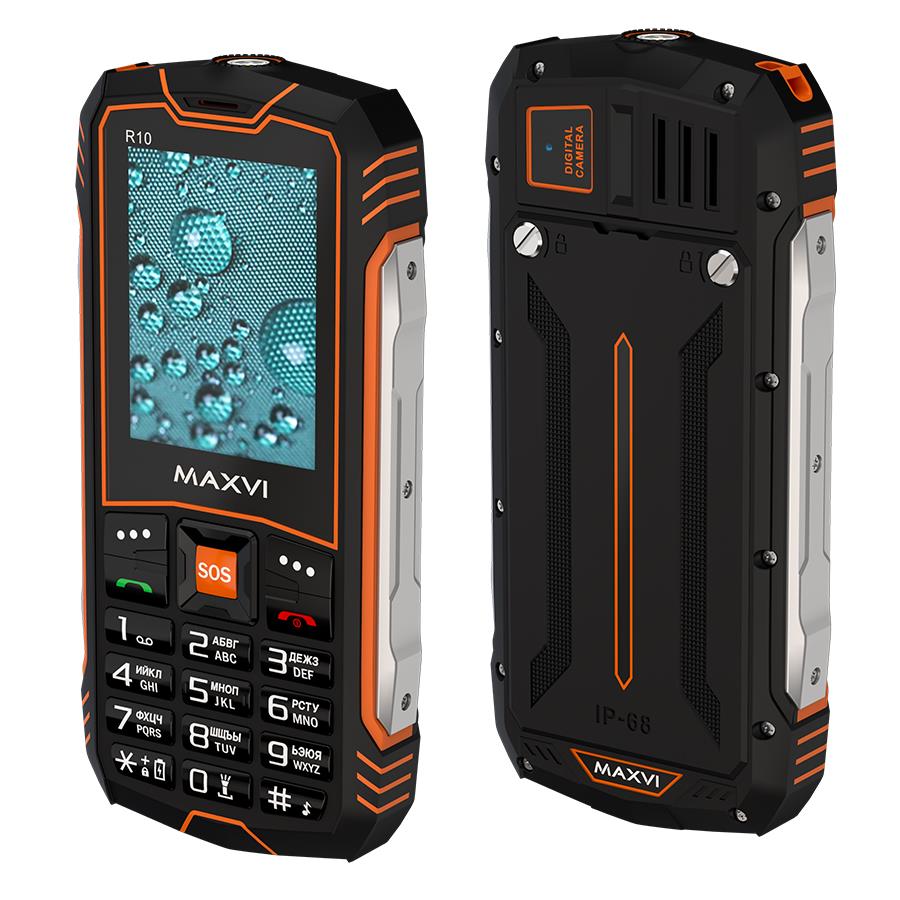 Изображение Мобильный телефон MAXVI R10,оранжевый