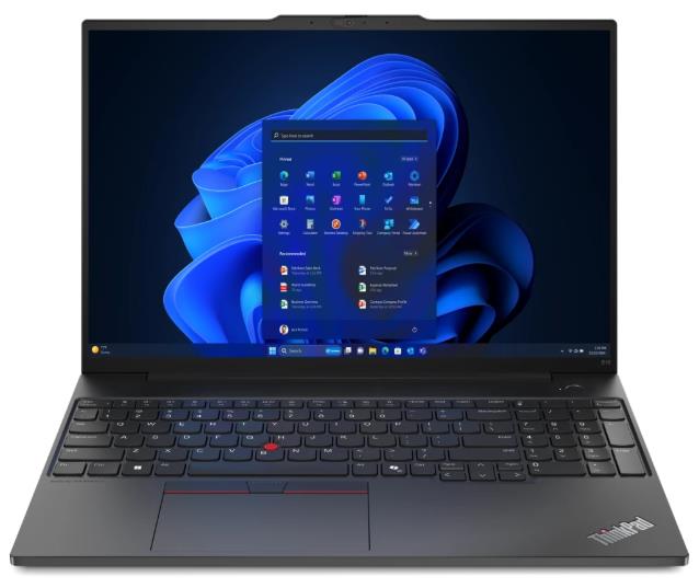 Изображение Ноутбук Lenovo ThinkPad E16 Gen 2 (Intel 155H 1400 МГц/ SSD 512 ГБ  /RAM 16 ГБ/ 16" 1920x1200/VGA встроенная/ Без ОС) (21MA001MUE)