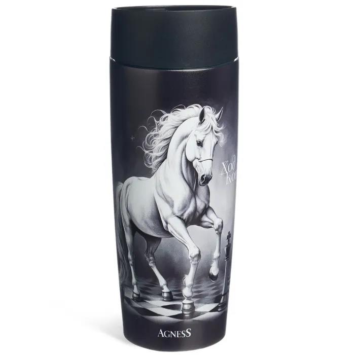 Изображение Термокружка AGNESS 709-120 ХОД КОНЕМ (0.36 л )